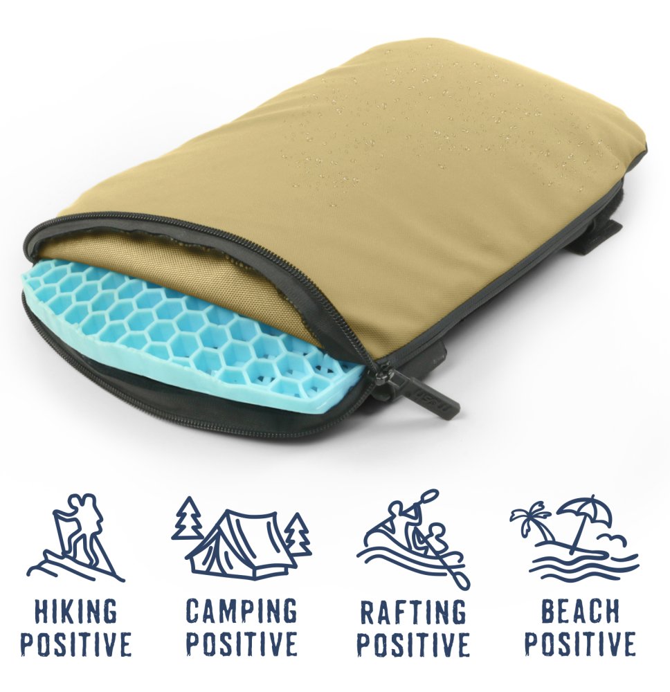 Cestovní podsedák MOSH Kamper béžová / černá