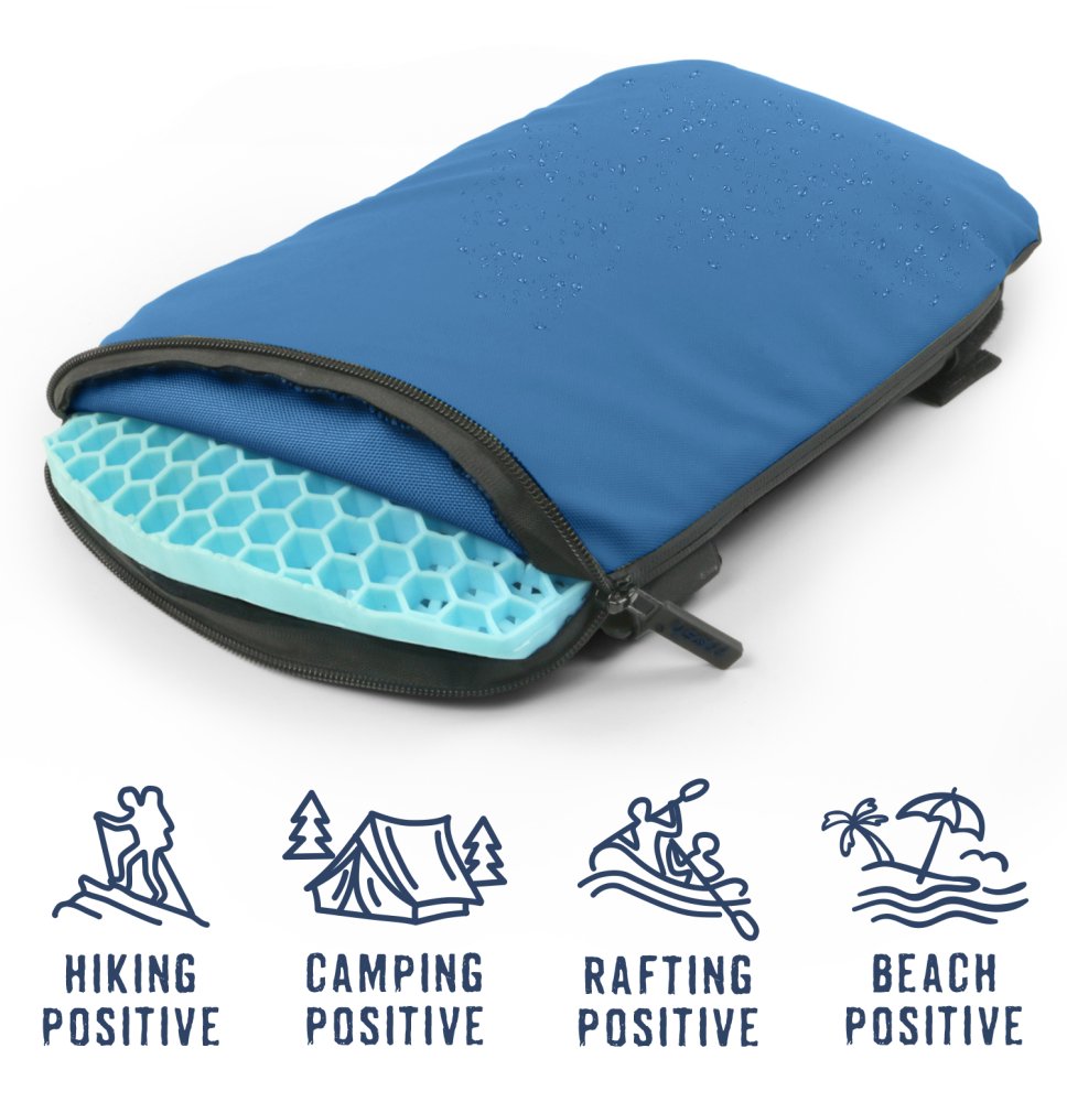 Cestovní podsedák MOSH Kamper modrá / černá