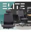 Ergonomická kancelárska stolička MOSH Elite T3 Pro čierna
