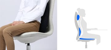 Ergonomické doplňky pro zdravé sezení