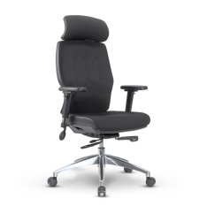 Ergonomická kancelárska stolička MOSH Elite H –  čierna