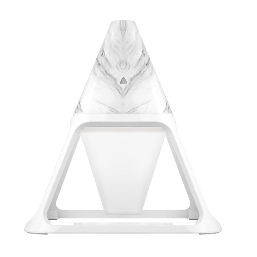 Luftfuktare / lampa - vit, marmor, trä