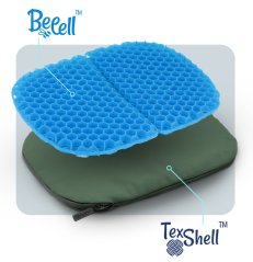 Cestovný podsedák MOSH Kamper light tmavá khaki / čierna