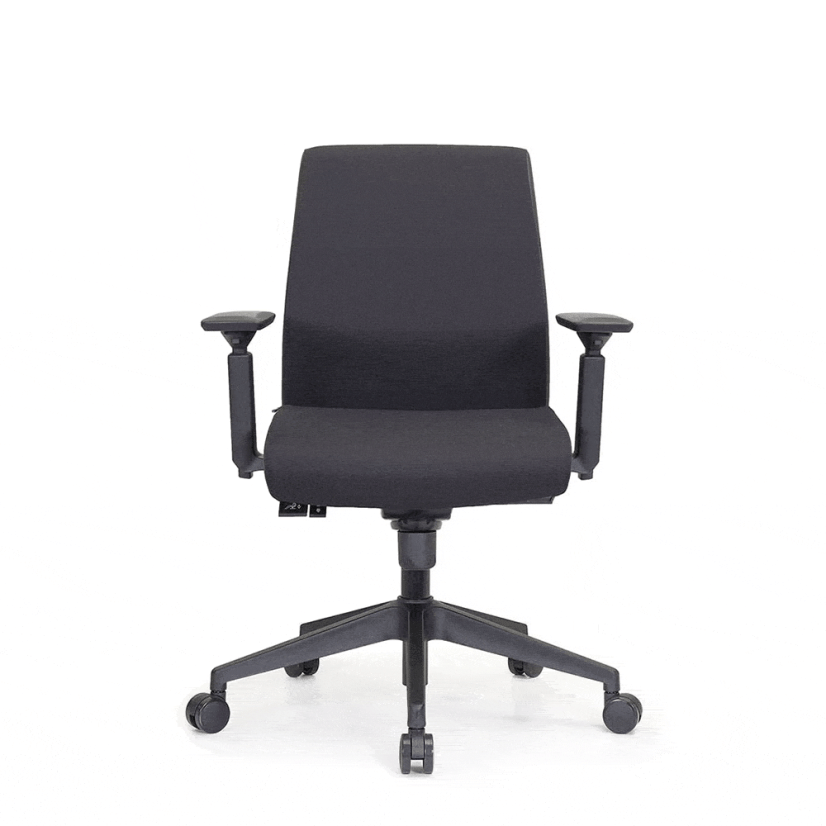 Ergonomická kancelárska stolička MOSH Elite T3 – čierna