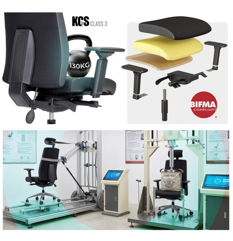 Ergonomická kancelárska stolička MOSH Elite T3 Pro čierna