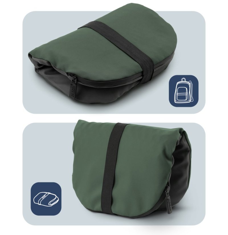 Cestovný podsedák MOSH Kamper light tmavá khaki / čierna