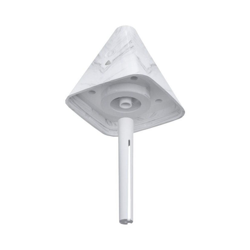 Luftfuktare / lampa - vit, marmor, trä
