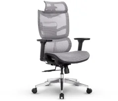 Ergonomická síťovaná kancelářská židle MOSH Airflow 690 – černo-bílá