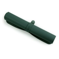 Podložka pod myš a klávesnicu MOSH eco kožená, tmavo zelená, 90 x 45 cm