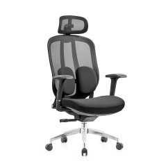 Ergonomická sieťovaná kancelárska stolička MOSH Airflow 616 – čierna