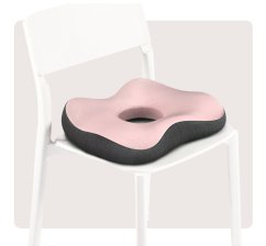 Gélový podsedák na stoličku ERGO2 B2B - ružová/sivá