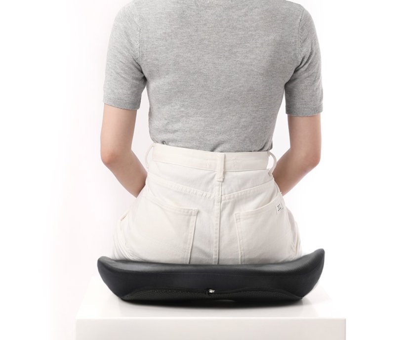Podsedák na stoličku MOSH ERGO2 B1S ergonomický, čierny