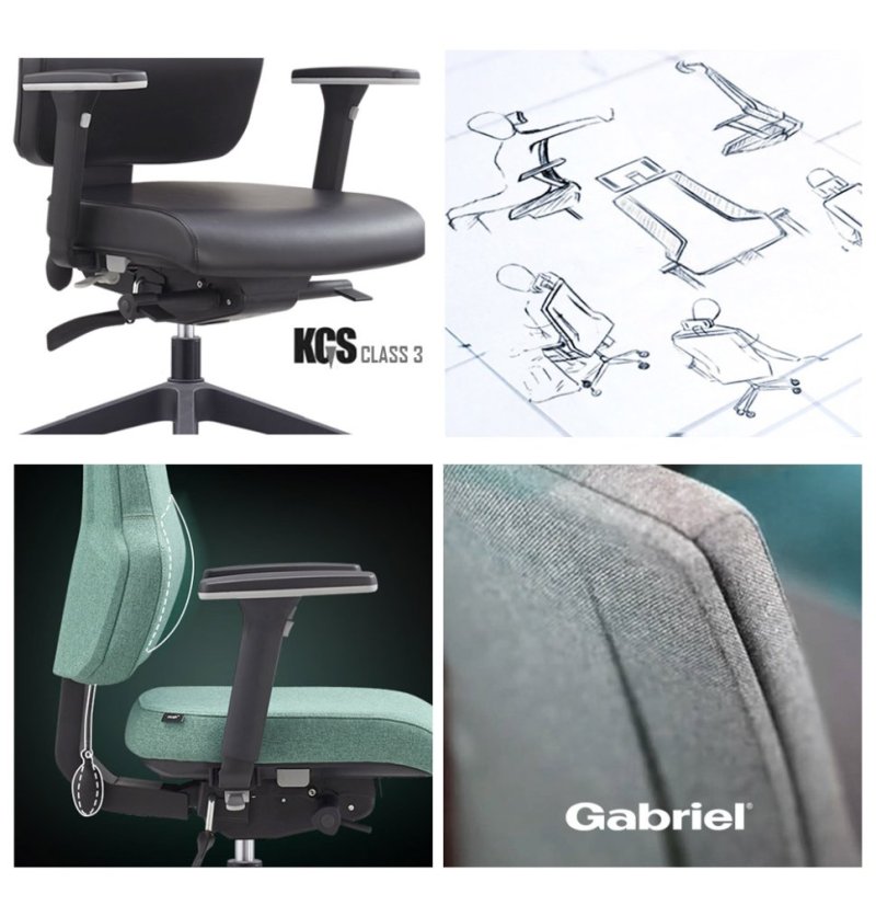 Ergonomická kancelářská židle MOSH Elite F – černá