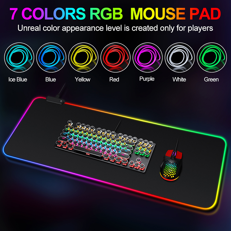 RGB-hiirimatto ja näppäimistö USB-virtalähteellä