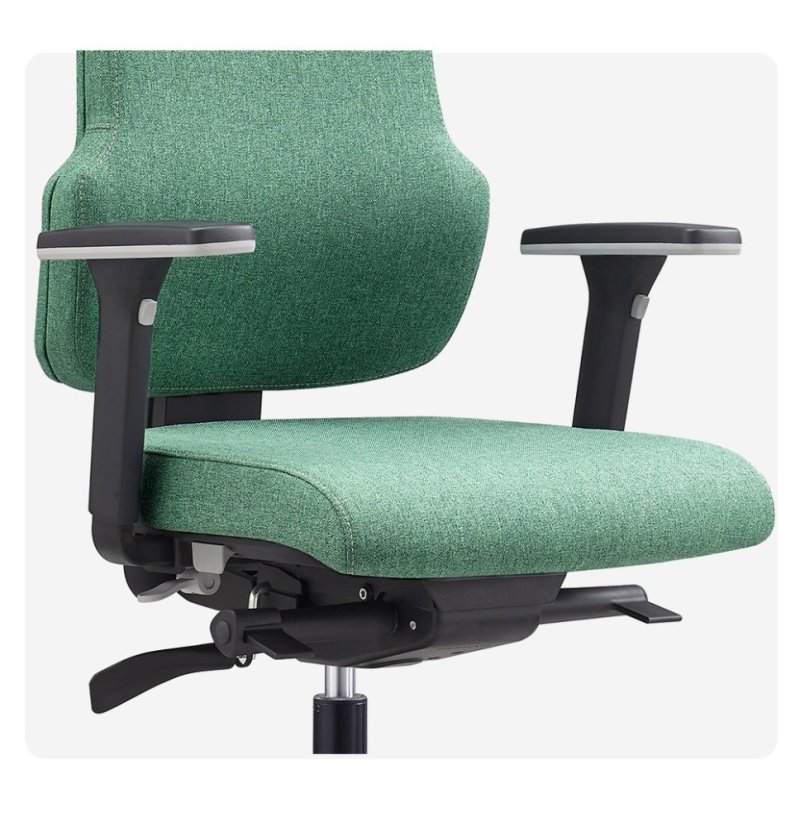 Ergonomická kancelářská židle MOSH Elite F – zelená