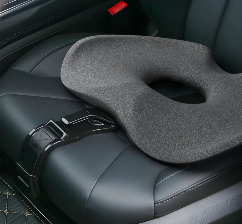 Graviditetsbælte til bilen, sort