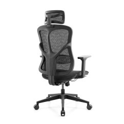 Ergonomická sieťovaná kancelárska stolička MOSH Airflow 521 – čierna
