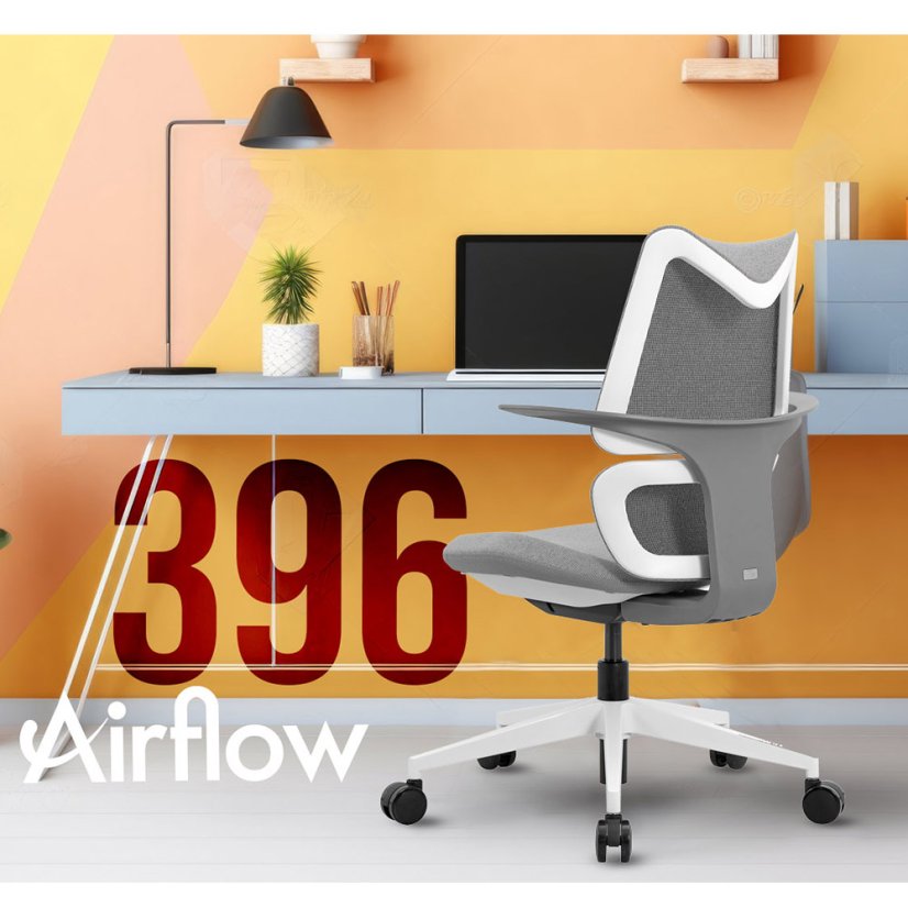 Ergonomická detská stolička MOSH Airflow 396 – sivá