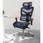 Ergonomická sieťovaná kancelárska stolička MOSH Airflow 702 – modrá
