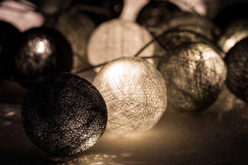 MOSH LED Fairy Lights Svetielka - Farba: purpurová