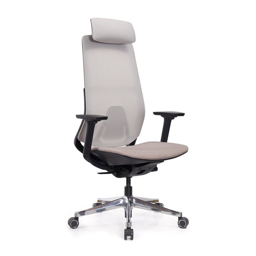 Ergonomická sieťovaná kancelárska stolička MOSH Airflow 406 – béžová