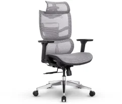 Ergonomická síťovaná kancelářská židle MOSH Airflow 690 – černo-bílá