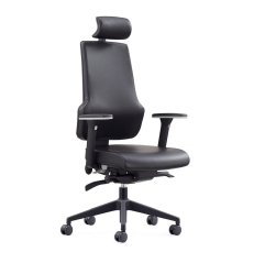 Ergonomická kancelářská židle MOSH Elite F – černá