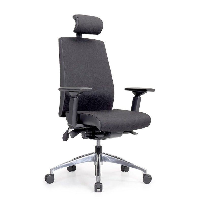 Ergonomická kancelárska stolička MOSH Elite T3 Pro čierna