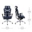 Ergonomická sieťovaná kancelárska stolička MOSH Airflow 702 – modrá