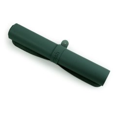 Podložka pod myš a klávesnicu MOSH eco kožená, tmavo zelená, 90 x 45 cm