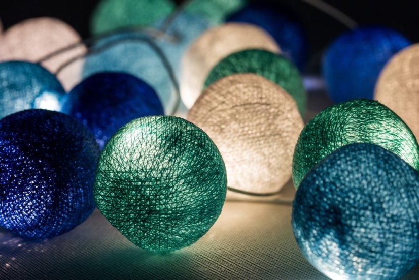 MOSH LED-ljusslingor - Färg: purpur