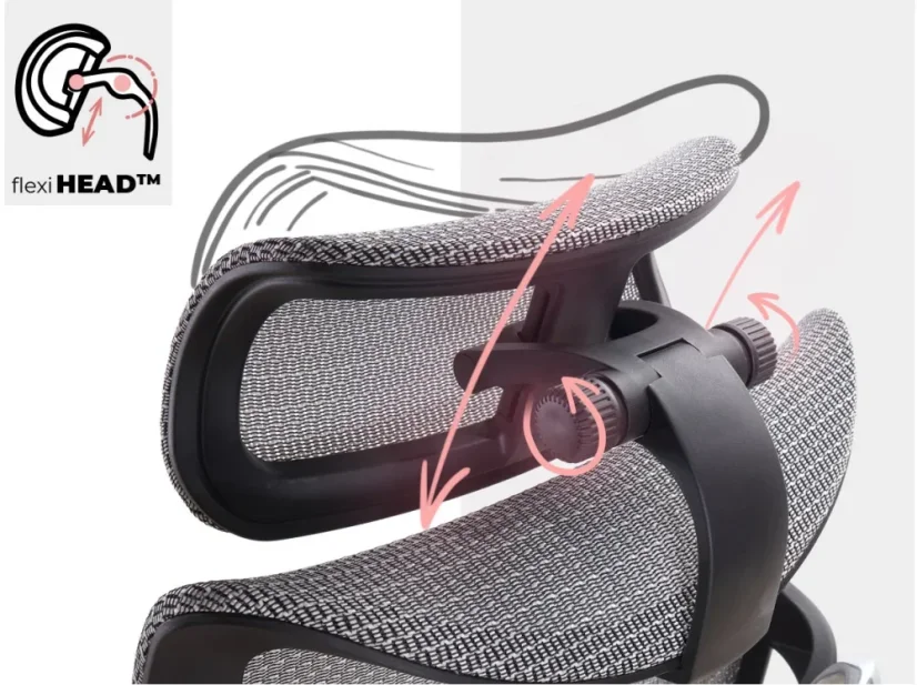 Síťované ergonomické kancelářské židle MOSH Airflow