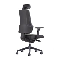 Ergonomická kancelářská židle MOSH Elite F – černá