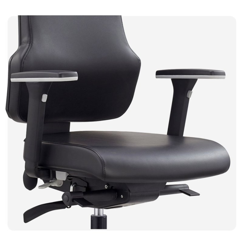 Ergonomická kancelářská židle MOSH Elite F – černá