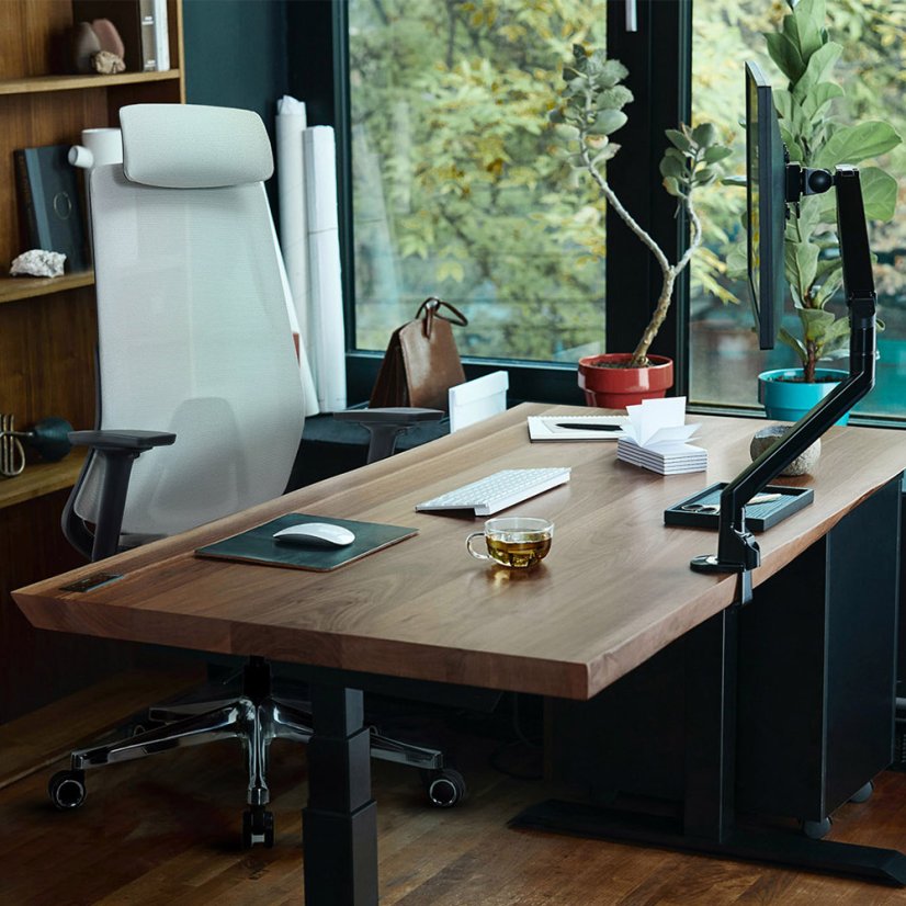 Ergonomická sieťovaná kancelárska stolička MOSH Airflow 406 – béžová