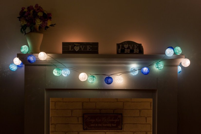 MOSH LED-ljusslingor - Färg: purpur