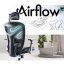 Ergonomická kancelárska stolička MOSH Airflow 601 – čierna