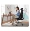 Ergonomická kancelárska stolička MOSH Elite H –  čierna
