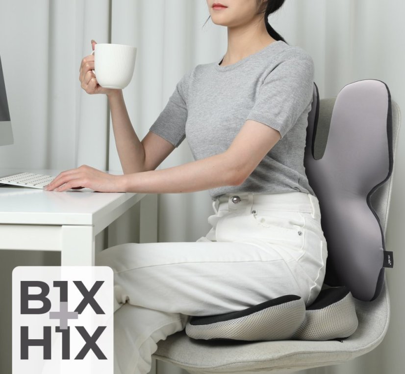 Podsedák na židli MOSH ERGO2 B1X černý/bledě šedý
