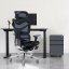 Ergonomická sieťovaná kancelárska stolička MOSH Airflow 702 – modrá