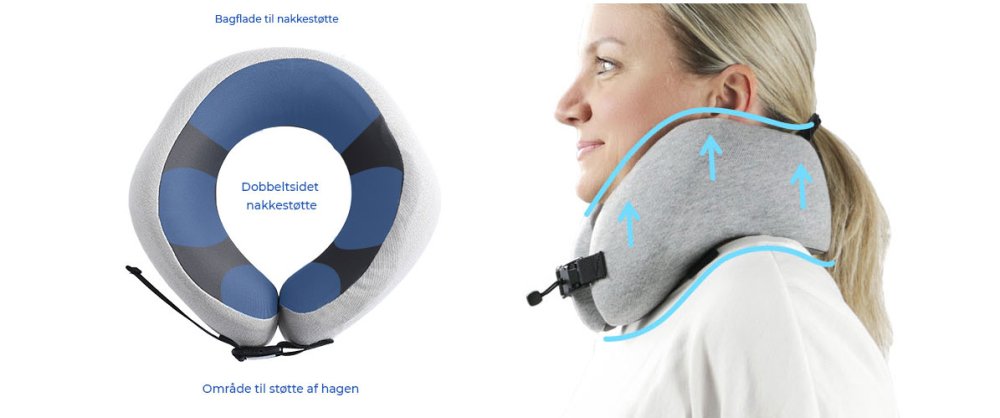 Vankúš na cestovanie MOSH ERGO2 N2T