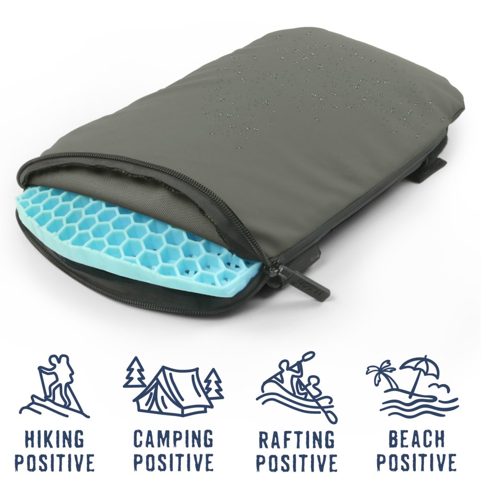 Cestovní podsedák MOSH Kamper antracitová / černá