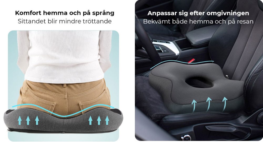 Sedák na stoličku MOSH ERGO2 B2B čierny